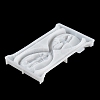 Valentine's Day Sandglass with Couple DIY Wall Decoration Statue Silicone Molds LS-SIL-F007-11-5