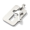 304 Stainless Steel Pendants STAS-Z098-18P-2