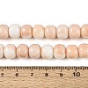 Ombre Effect Dyed Glass Beads Strands GLAA-N067-01A-16-4