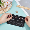 Rectangle Acrylic Bead Spacing Tool DIY-BC0014-75-3