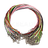 Waxed Cotton Cord Necklace Making MAK-BT0001-03-2