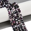 Natural Fire Crackle Agate Beads Strands G-C082-A01-30-1