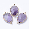 Natural & Synthetic Gemstone Links Connectors G-R472-01-3