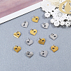 20Pcs 2 Colors 304 Stainless Steel Pendants STAS-CJ0001-154-6