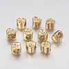 Ion Plating(IP) 304 Stainless Steel European Beads STAS-J022-096G-2
