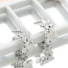 304 Stainless Steel Flower Cuff Earrings for Women EJEW-A118-03P-3