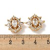 Brass Micro Pave Cubic Zirconia Beads KK-K378-05G-3