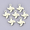 Spray Painted Alloy Pendants PALLOY-T075-118F-RS-1
