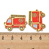 304 Stainless Steel Enamel Connector Charms STAS-L022-018G-02-3