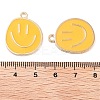 Alloy Enamel Pendants PALLOY-S192-03G-05-3