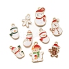 Christmas Theme Alloy Enamel Pendants FIND-M039-01D-1