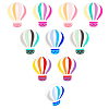 10Pcs 5 Colors Food Grade Eco-Friendly Silicone Focal Beads SIL-NB0001-11-1