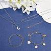 304 Stainless Steel Paperclip Chains Necklaces & Bracelet Jewelry Sets SJEW-SC0001-07-3