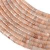 Natural Peach Moonstone Beads Strands G-M420-A07-01-4
