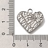 304 Stainless Steel Pendants STAS-H223-23AS-3