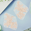 Flower Shape Polyester Embroidery Sew on Flower Appliques DIY-WH20032-60A-4