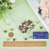 50Pcs 5 Colors Tibetan Style European Beads MPDL-SC0001-09-3