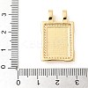 Brass Micro Pave Cubic Zirconia Pendants KK-U053-20G-05-3