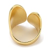 Rack Plating Brass Cuff Finger Rings for Women RJEW-C114-13F-G-3
