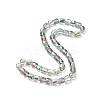 Electroplate Opaque Glass Beads GLAA-F108-10A-14-2
