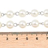 Handmade Glass Pearl Beaded Chains for Necklaces/Bracelets Making AJEW-PH00633-02-2