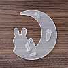 DIY Animal on the Crescent Moon Big Pendant Silhouette Silicone Molds LS-DIY-F125-02-2