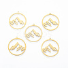 Ion Plating(IP) 304 Stainless Steel Pendants A-STAS-N090-LA911-2-2
