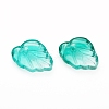 Two-Tone Transparent Glass Charms GLAA-H016-15-3