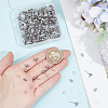 150Pcs 202 Stainless Steel Ball Stud Earring Findings STAS-SP0001-52C-P-3