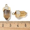 Natural Fluorite Faceted Pendants G-G181-03G-07-3