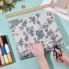 Cotton Linen Fabric DIY-WH0591-282B-3