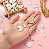 50Pcs 10 Styles Alloy Enamel Pendants ENAM-CJ0003-27-3