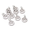 304 Stainless Steel Pendants STAS-YW0002-28-1