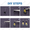 SUNNYCLUE DIY Butterffly Wing Dangle Earring Making Kits DIY-SC0019-73-4