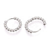 304 Stainless Steel Hoop Earrings for Women EJEW-N059-20P-2