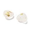 Frosted Transparent Acrylic Beads X1-OACR-F013-10-2