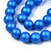 Painted Natural Wood Beads Strands WOOD-S053-58B-3