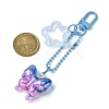 Butterfly & Star Acrylic Pendant Decorations HJEW-JM01738-02-3
