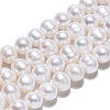 Natural Cultured Freshwater Pearl Beads Strands PEAR-S001-9-10mm-3-3