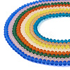 8 Strands 8 Colors Transparent Glass Beads Strands GLAA-TA0002-20-2