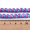 Baking Paint Glass Beads Strands DGLA-N008-8mm-02-5