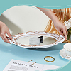 Glass Mirror Jewelry Plates AJEW-WH0695-058B-3
