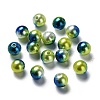 Rainbow ABS Plastic Imitation Pearl Beads OACR-Q174-5mm-16-1