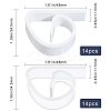 28Pcs 2 Colors Plastic Tablecloth Clips AJEW-GF0007-22-2