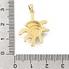 Brass Pendants KK-B187-02F-06G-3