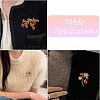 1Pc Alloy Fruit Brooches JEWB-YW0001-07-6