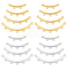 16Pcs 8 Styles Boho Style 304 Stainless Steel Multi-Strand Links STAS-UN0057-78-1