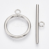 Non-Tarnish 304 Stainless Steel Toggle Clasps STAS-N087-05-1