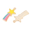 Alloy Enamel Pendants ENAM-N054-010C-NR-2