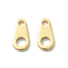 Brass Chain Tabs KK-B072-32G-2